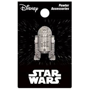 R2D2 Pewter Lapel Pin, Star Wars Droids, Disneyland Lanyard, Gift for Fan